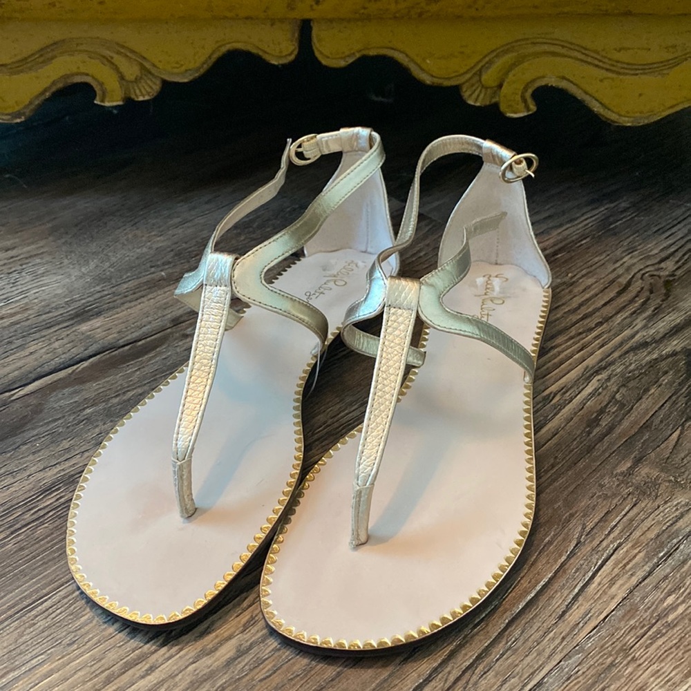 Lilly Pulitzer Heather Sandals New Without Tags